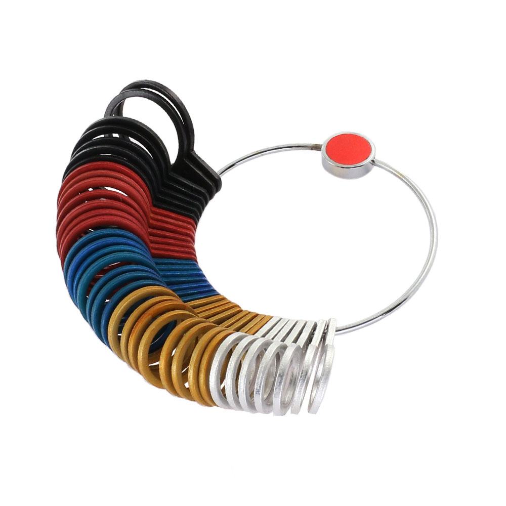 RINGMÅTT 2 MM ALUMINIUM FLERFÄRGAD