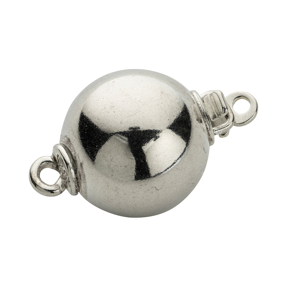COLLIELÅS RUNT SILVER 10 MM