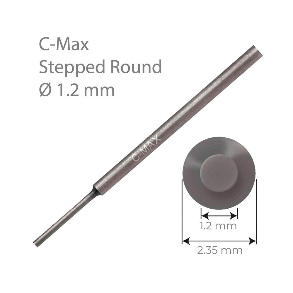 C-MAX® STEGADE RUNDA ÄMNEN, RUNT GRAVERSTICKELÄMNE Ø 1,2 MM VERKTYGSSP