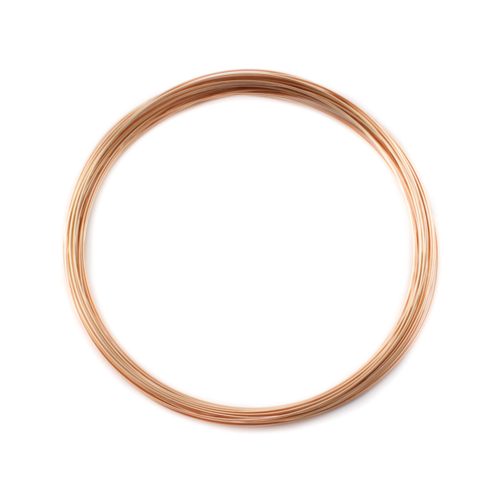 18K ROSA TRÅD 0,2 MM