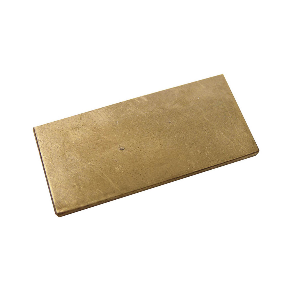 ÖVNINGSPLATTOR 25,4 × 50,8 MM, HALVHÅRD MÄSSING