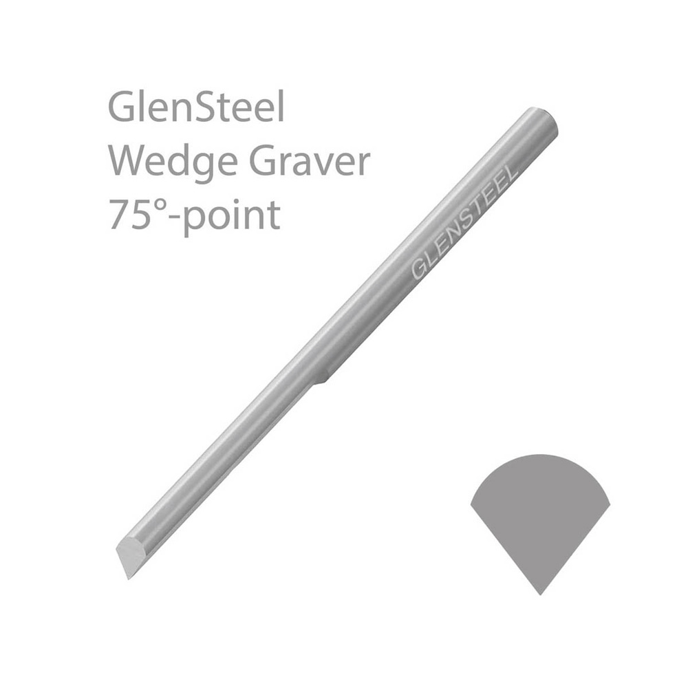 GLENSTEEL® KONISK STICKEL, 75° SPETS