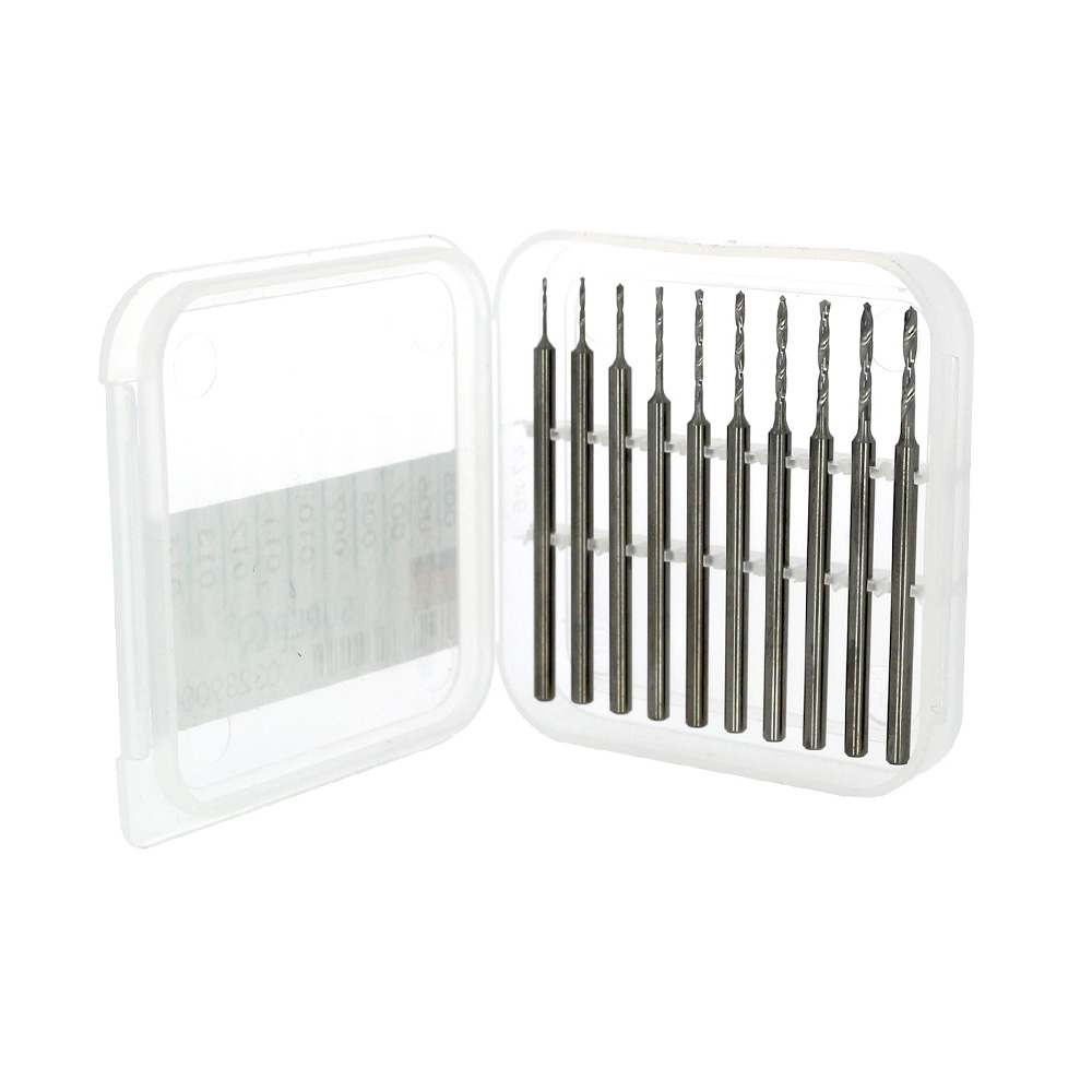 KARBIDBORR SET 10ST 0,5-1,4MM