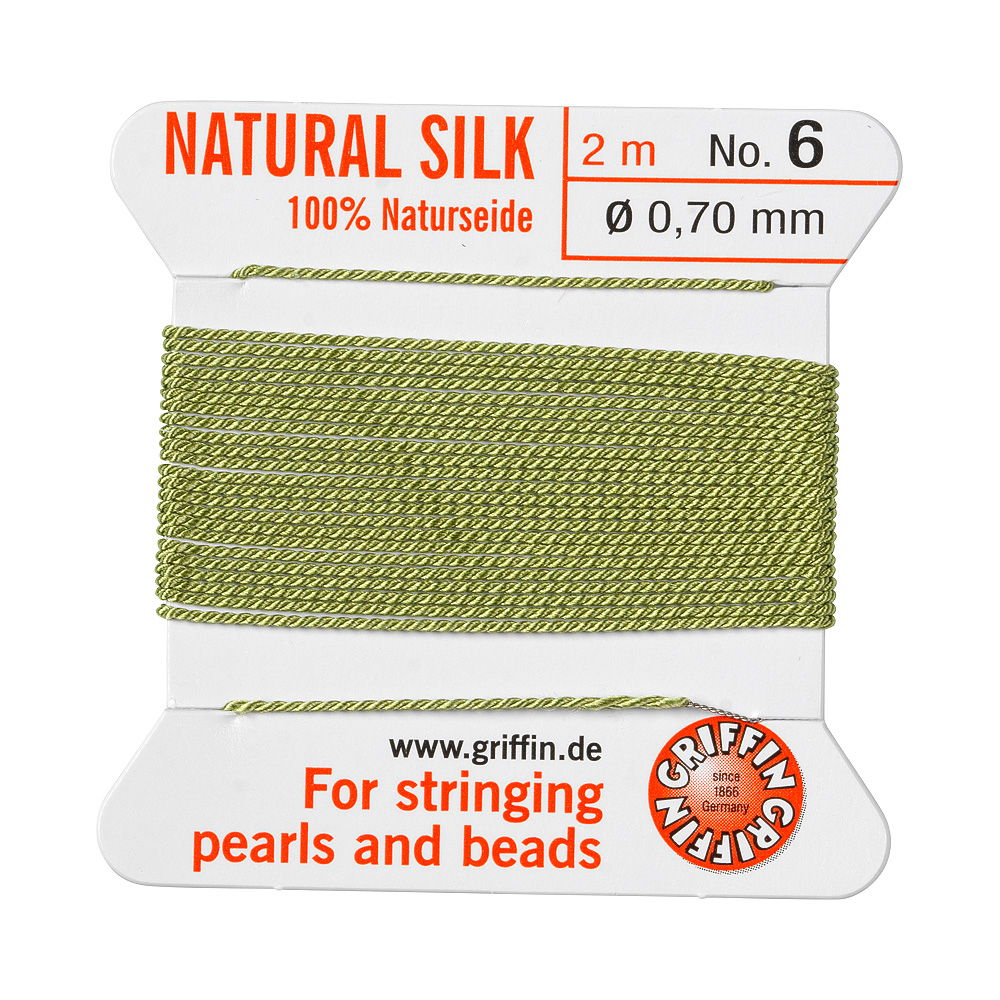 PÄRLSILKE LJUSGRÖN NR 10
