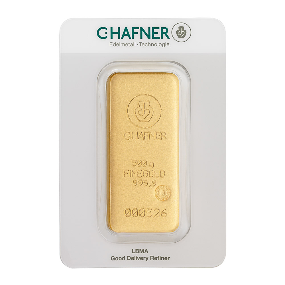 24K GULDTACKA C.HAFNER 500 G