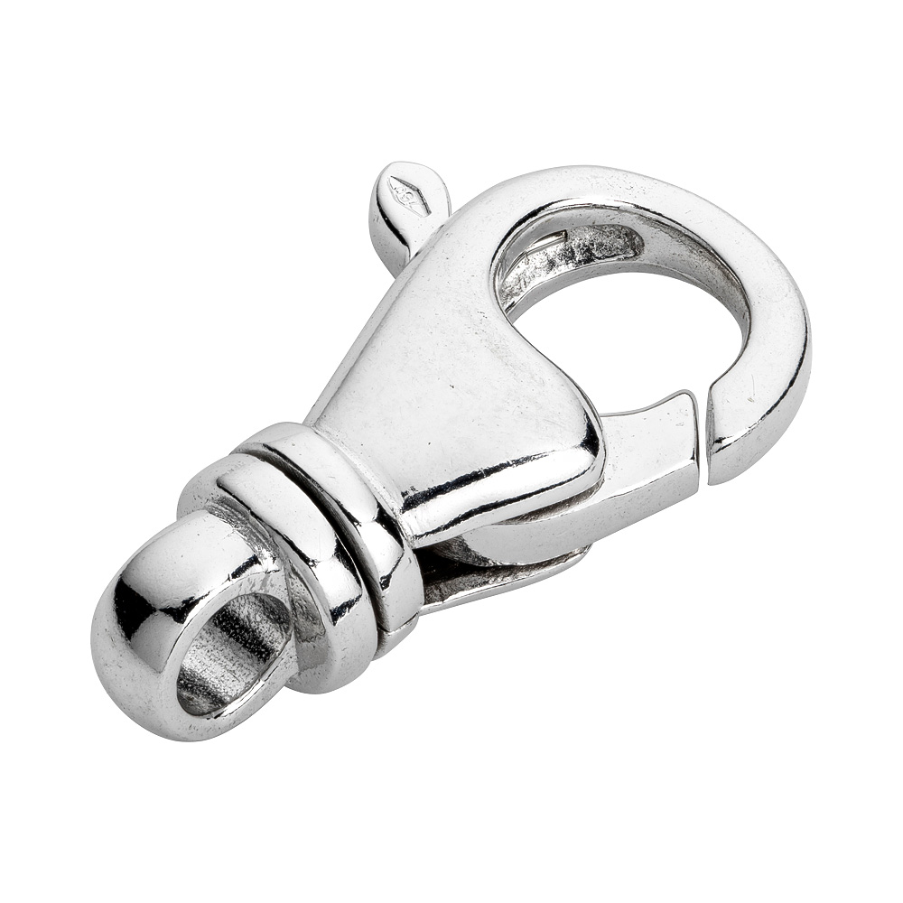 18K VITGULD KARBINHAKE TWIST 21