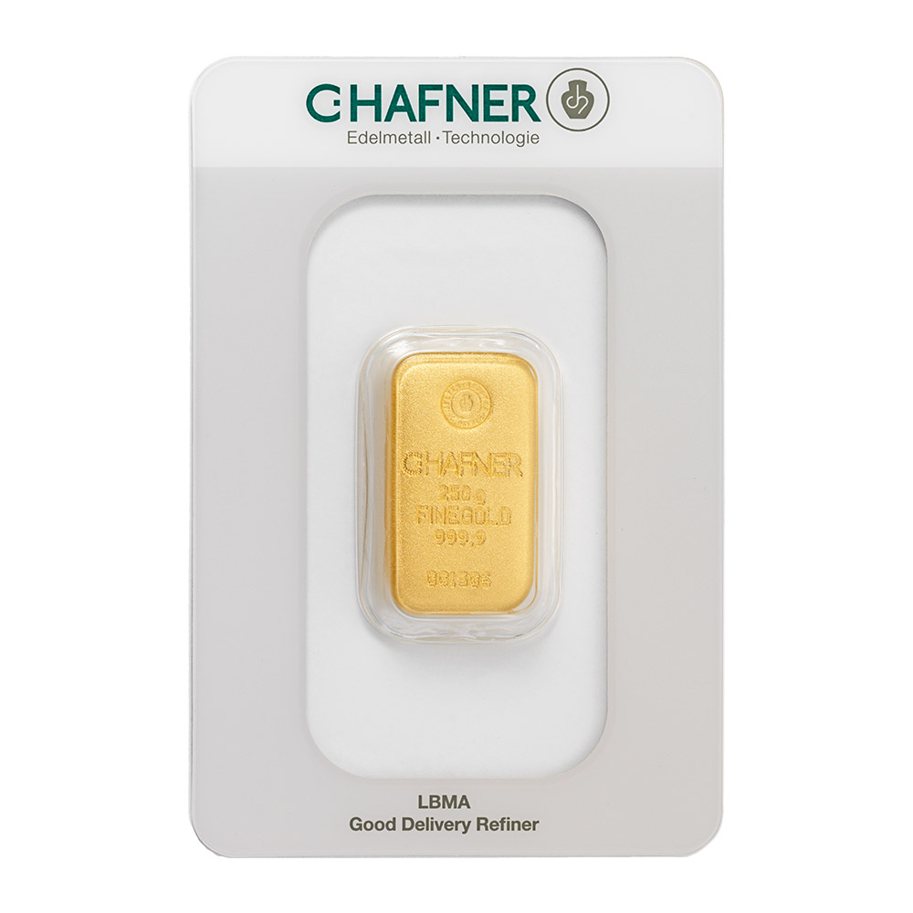 24K GULDTACKA C.HAFNER 250 G