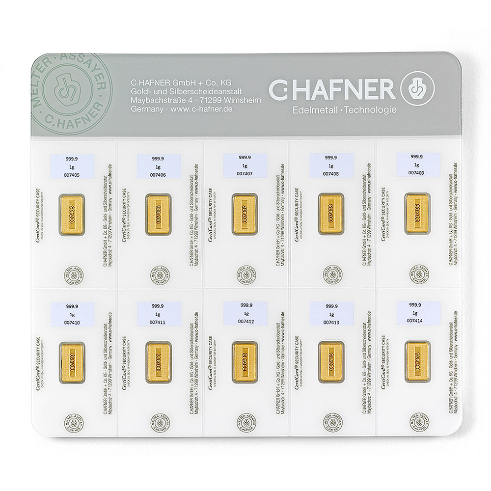 Guldtacka C.Hafner 10 x 1 g SMARTPACK
