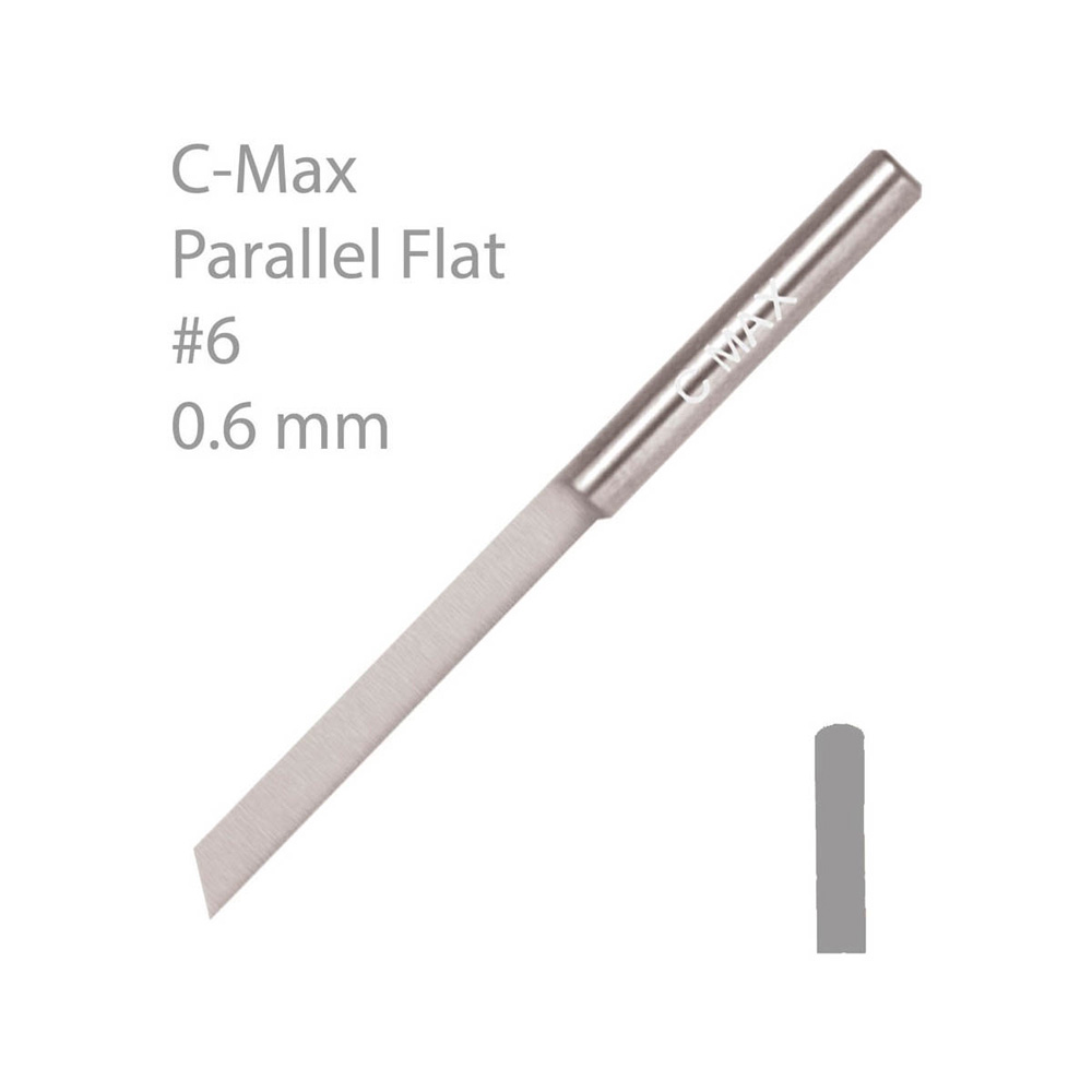 C-MAX® PLAN PARALLELL GRAVYRSTICKEL, 0,6 MM BRED