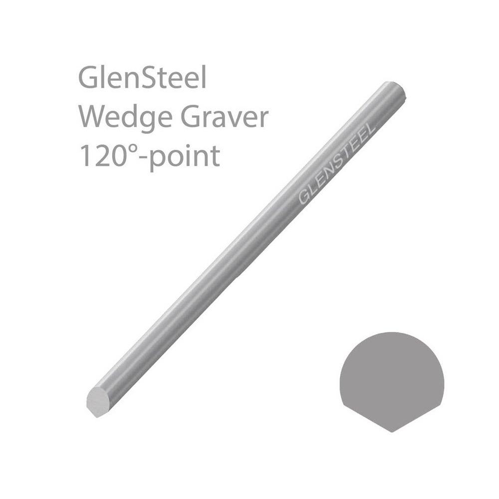 GLENSTEEL® KONISK STICKEL, 120° SPETS