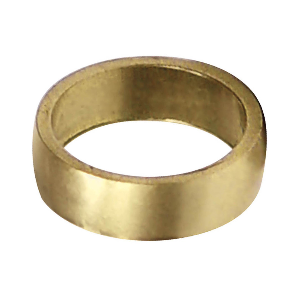 ÖVNINGSRING I MÄSSING, BÖJD, MÄSSINGSRING, EN RING, BREDD 5,6 MM
