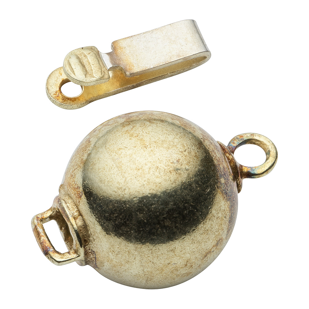 COLLIE LOCK GOLD-PLATED SILVER 9 MM