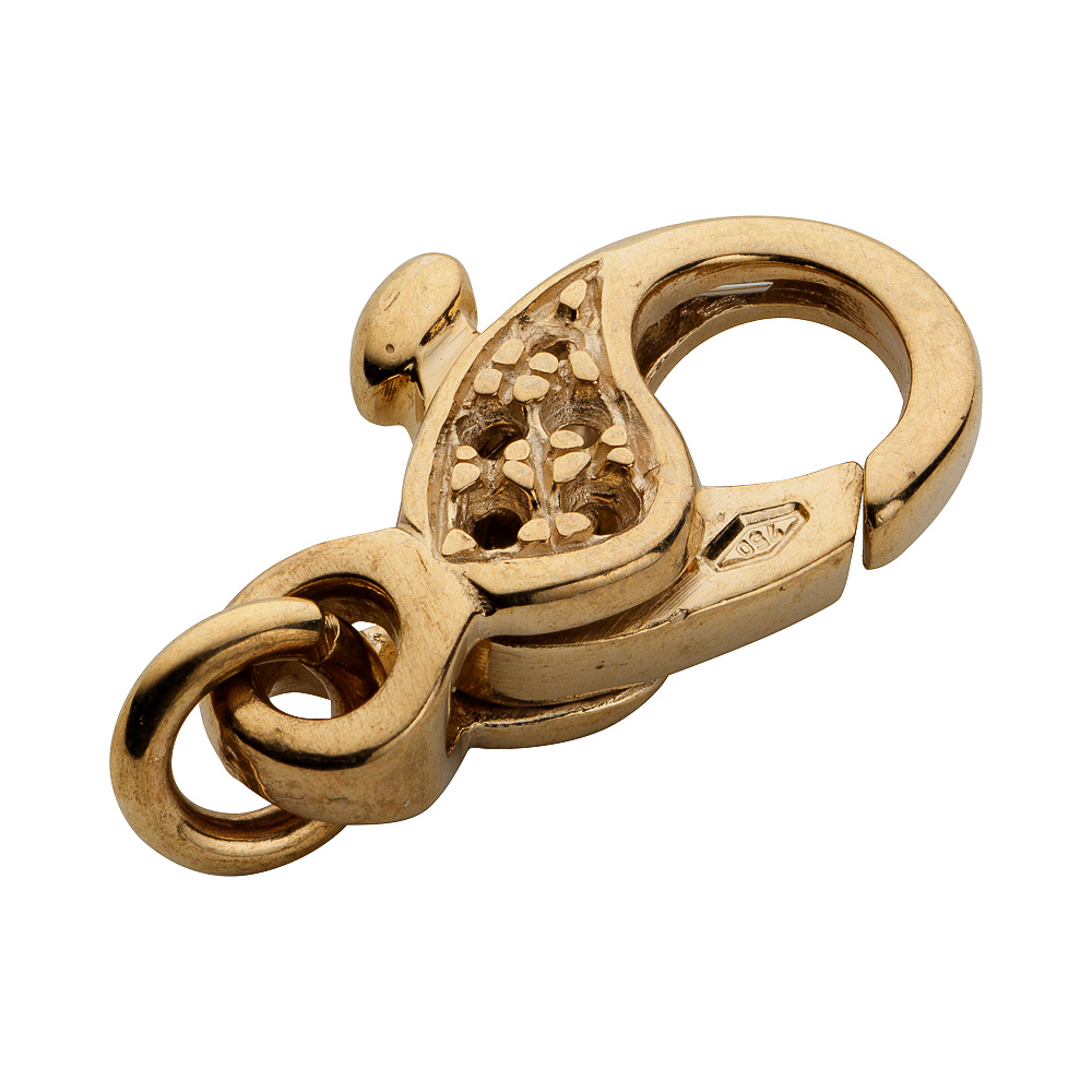 18K VG KARBINHAKE FÖRBORRAD 14 MM