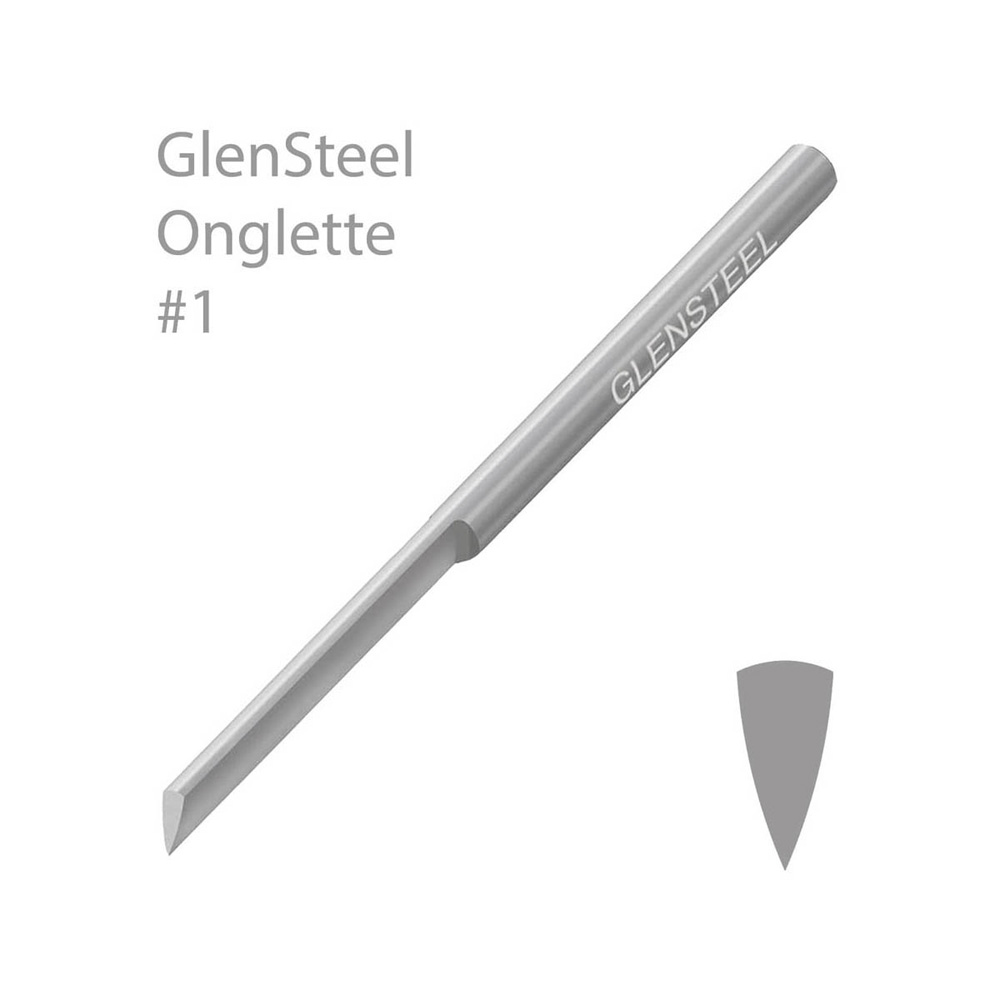 GLENSTEEL® GRAVYRSTICKEL ONGLETTE, #1 ONGLETTE