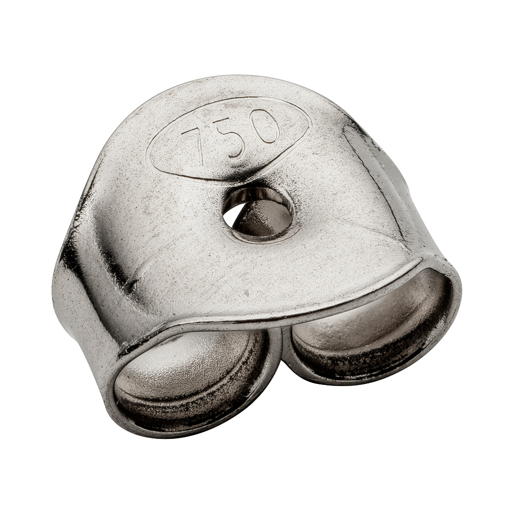18K VG SNURREBUSS 2-VINGAD 5,3 X 5,0 MM