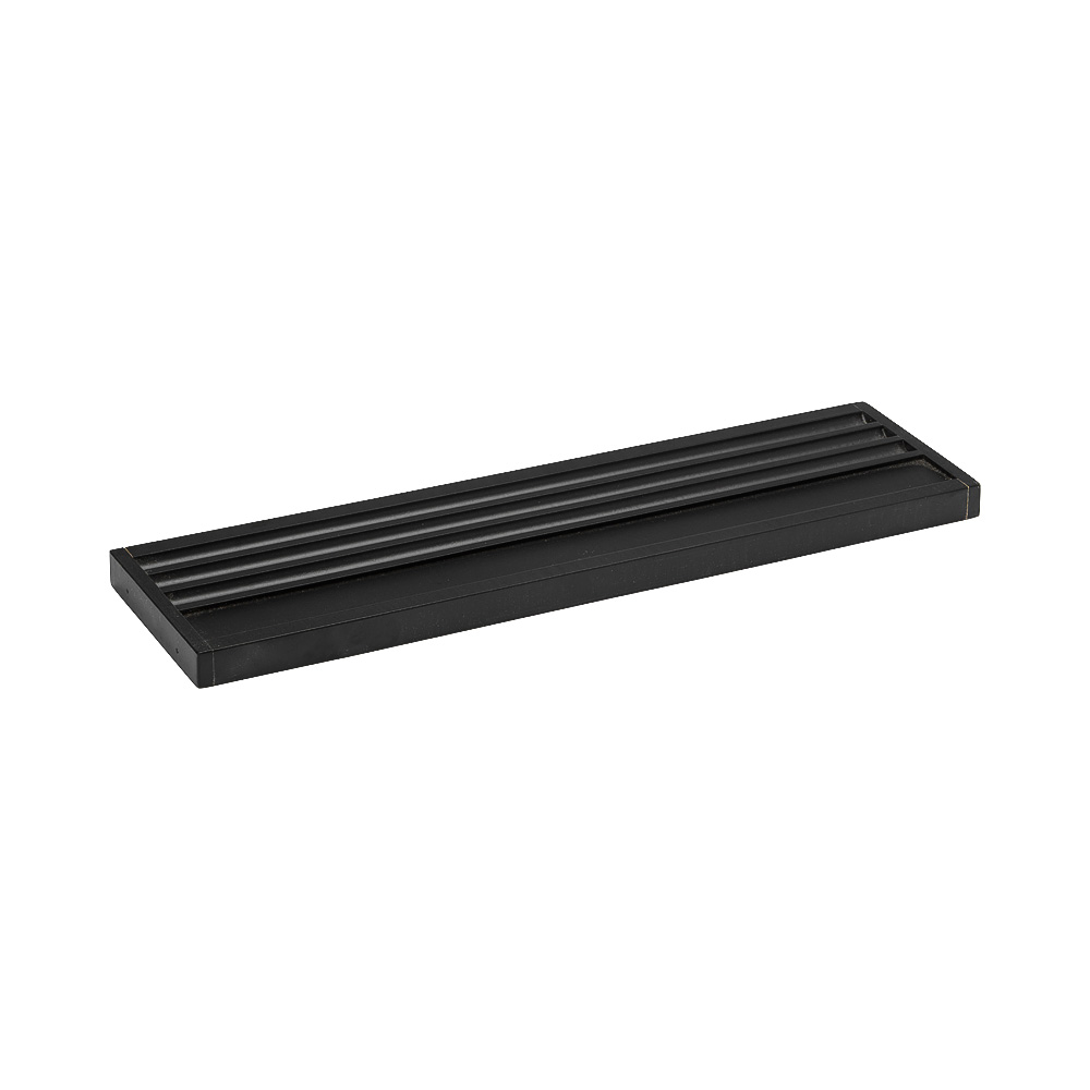 PÄRLBRÄDE I TRÄ SVART 35  X 9,5 CM