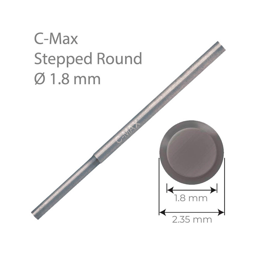 C-MAX® STEGADE RUNDA ÄMNEN, RUNT GRAVERSTICKELÄMNE Ø 1,8 MM VERKTYGSSP