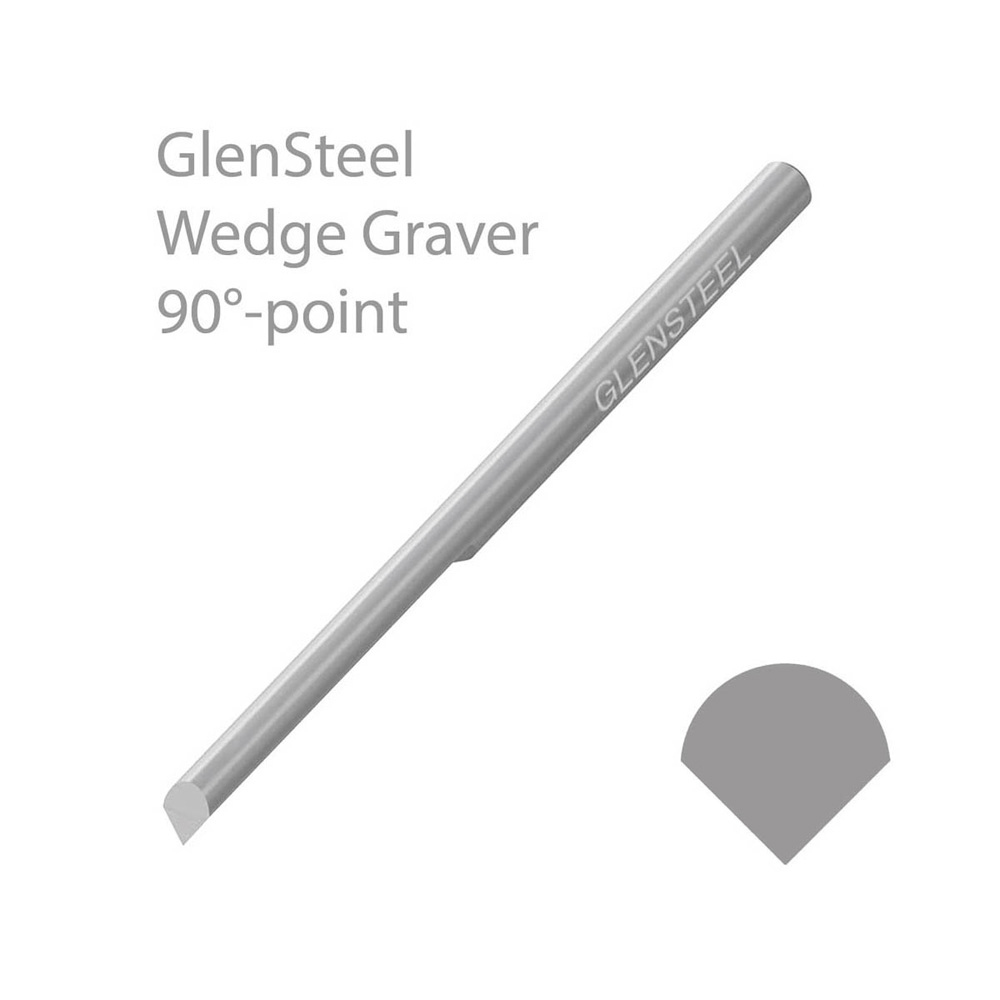 GLENSTEEL® KONISK STICKEL, 90° SPETS