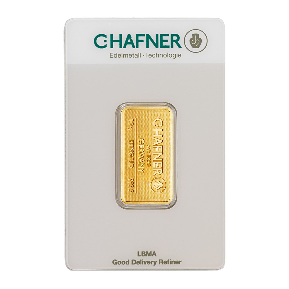 24K GULDTACKA C.HAFNER 10 G