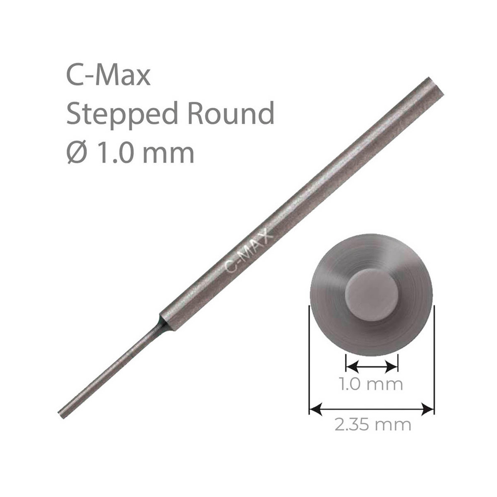 C-MAX® STEGADE RUNDA ÄMNEN, RUNT GRAVERSTICKELÄMNE Ø 1,0 MM VERKTYGSSP