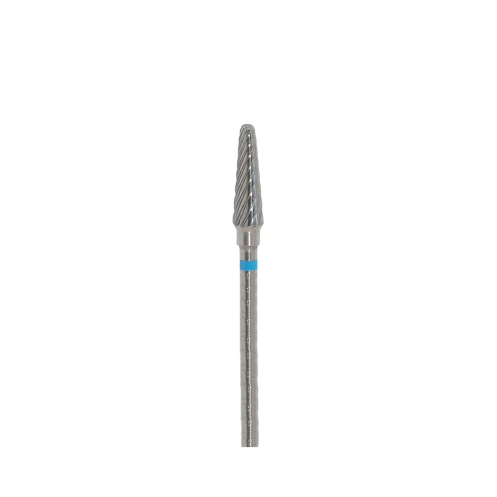 FILFRÄS HÅRDMETALL TUNGSTEN KARBID HM79 ENKELHUGG BLÅ  4,0 MM
