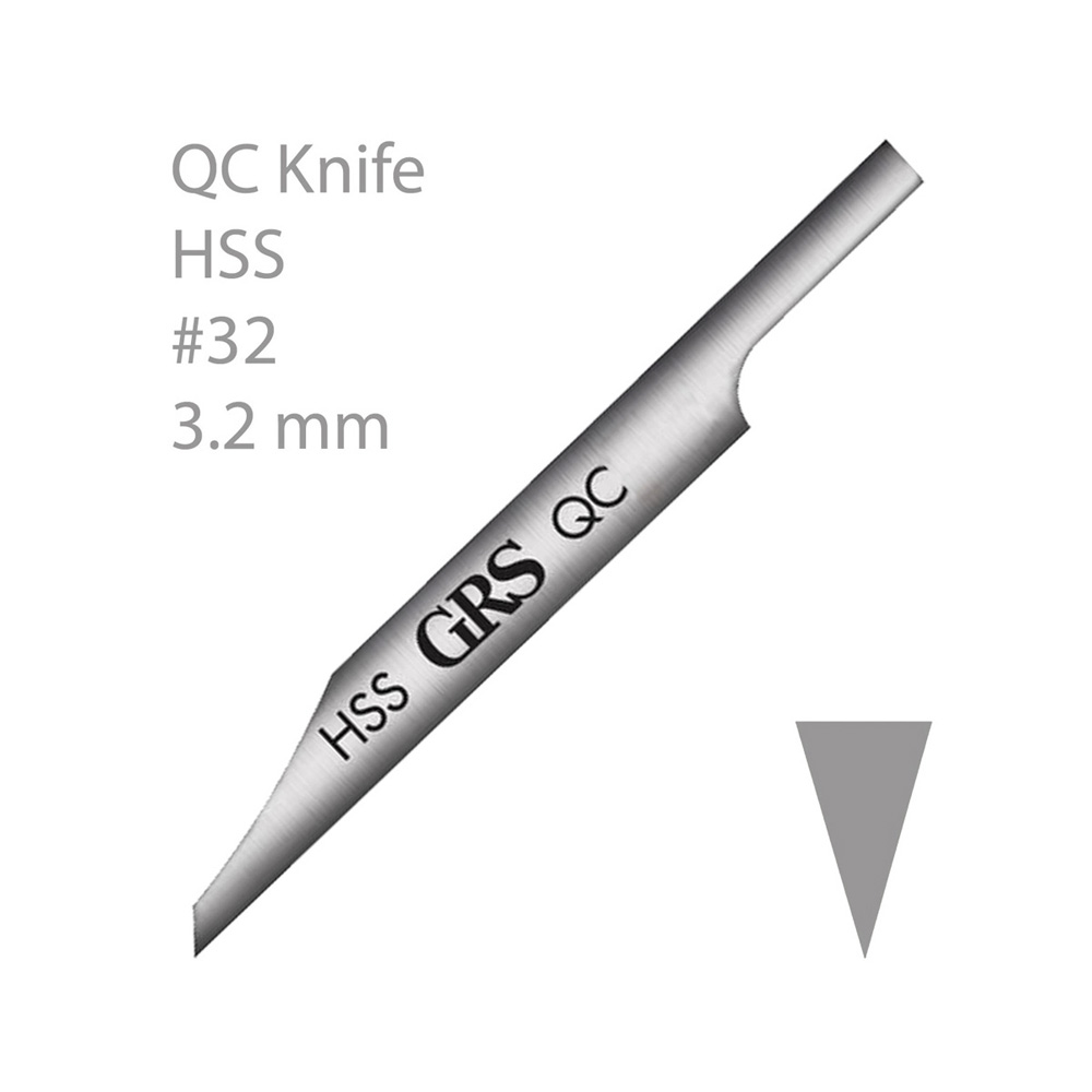 GRAVYRSTICKLAR MED SNABBYTESFUNKTION (QC), GRS, KNIV, HSS-STÅL. #32, 3