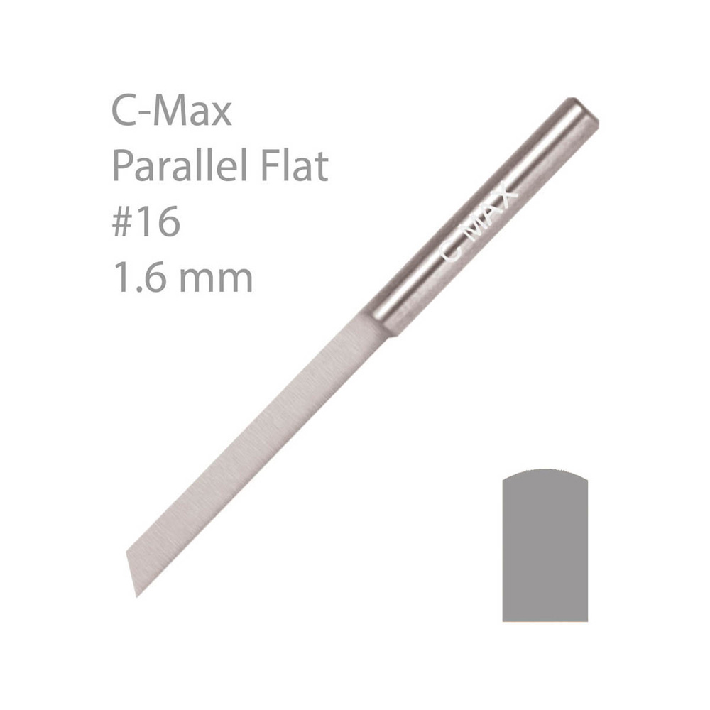 C-MAX® PLAN PARALLELL GRAVYRSTICKEL, 1,6 MM BRED