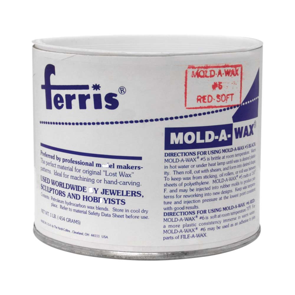MODELLERINGSVAX MJUK RÖD "MOLD-A-WAX"