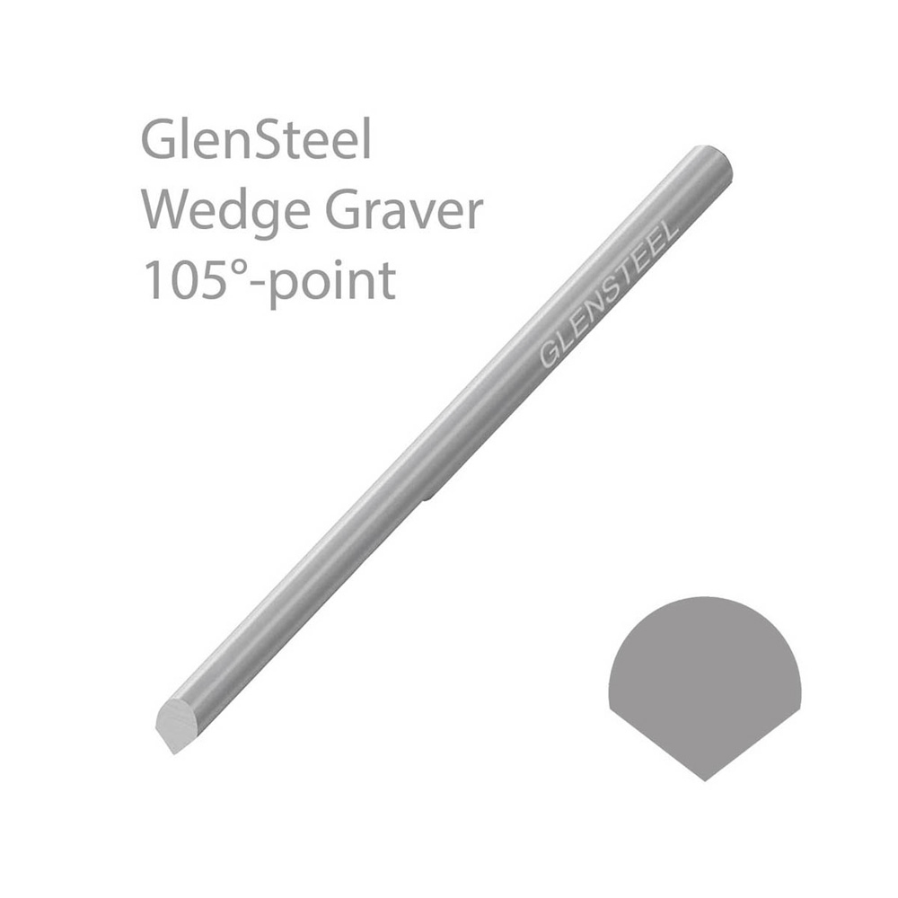 GLENSTEEL® KONISK STICKEL, 105° SPETS