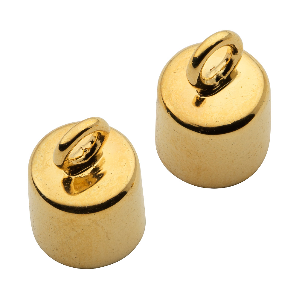 COLLIE LOCK MAGNET GOLD-PLATED SILVER 6 X 13 MM