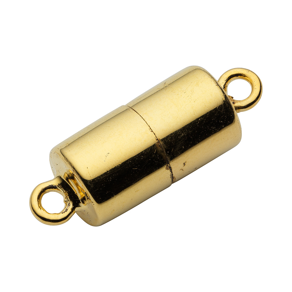 COLLIELÅS MAGNET FÖRGYLLTSILVER CYLINDRISKT 8 X 16 MM