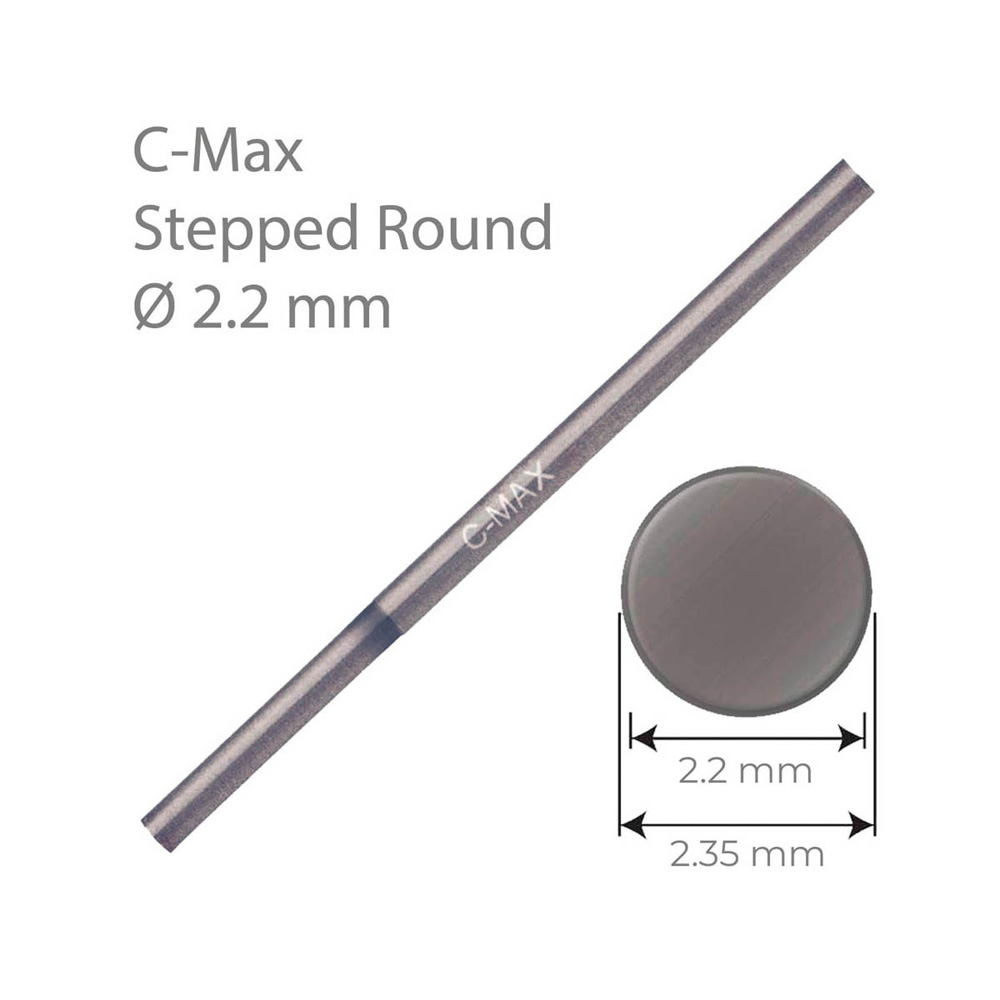 C-MAX® STEGADE RUNDA ÄMNEN, RUNT GRAVERSTICKELÄMNE Ø 2,2 MM VERKTYGSSP