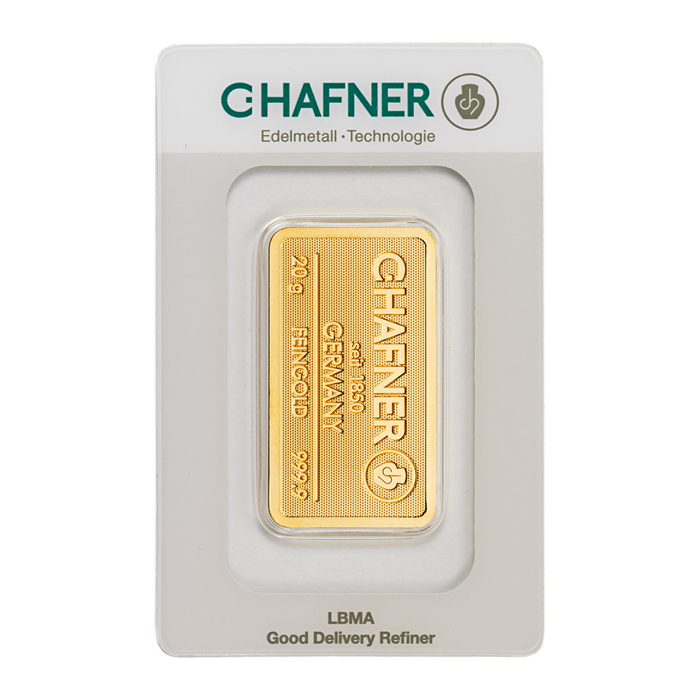 24K GULDTACKA C.HAFNER 20 G
