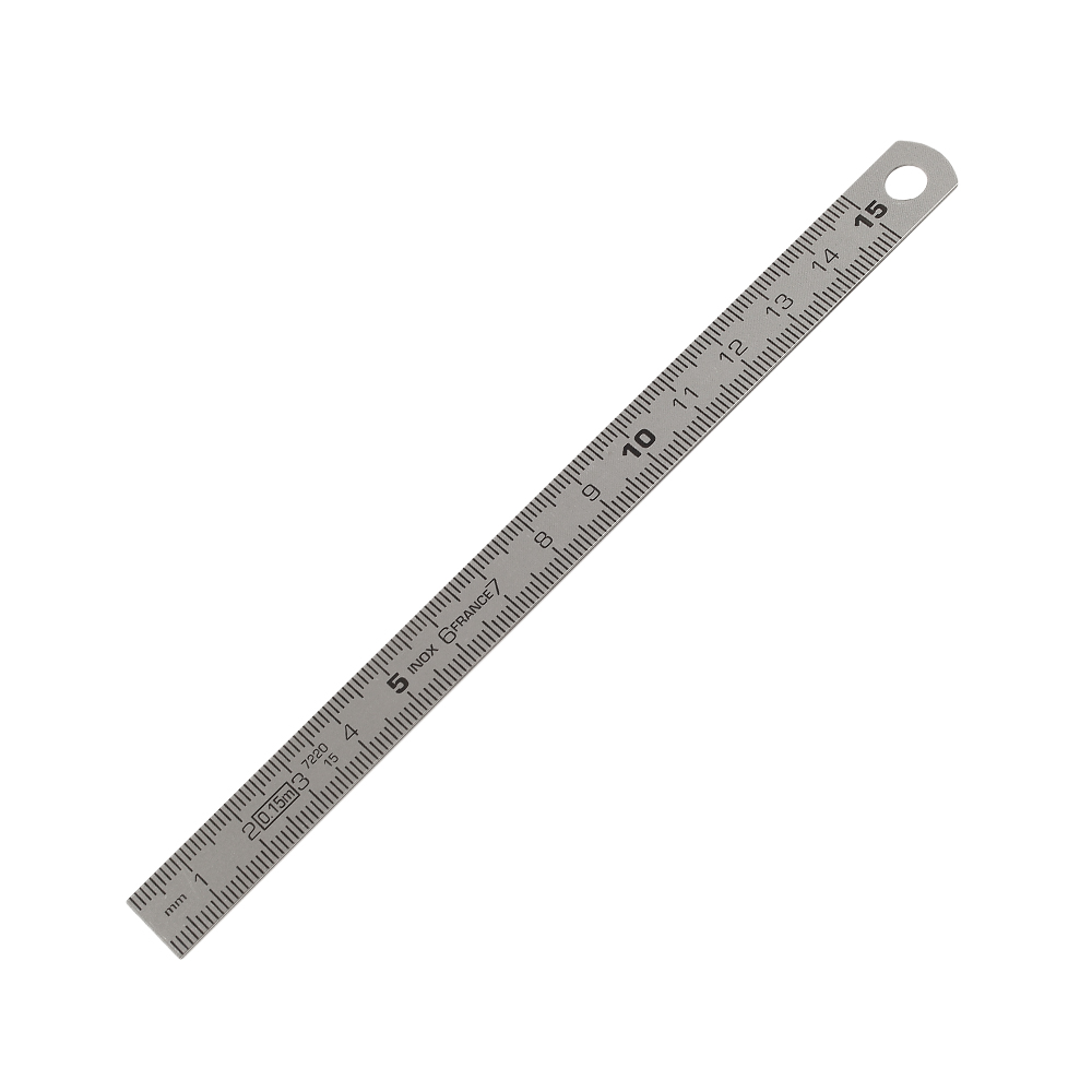 STÅLLINJAL 150 MM