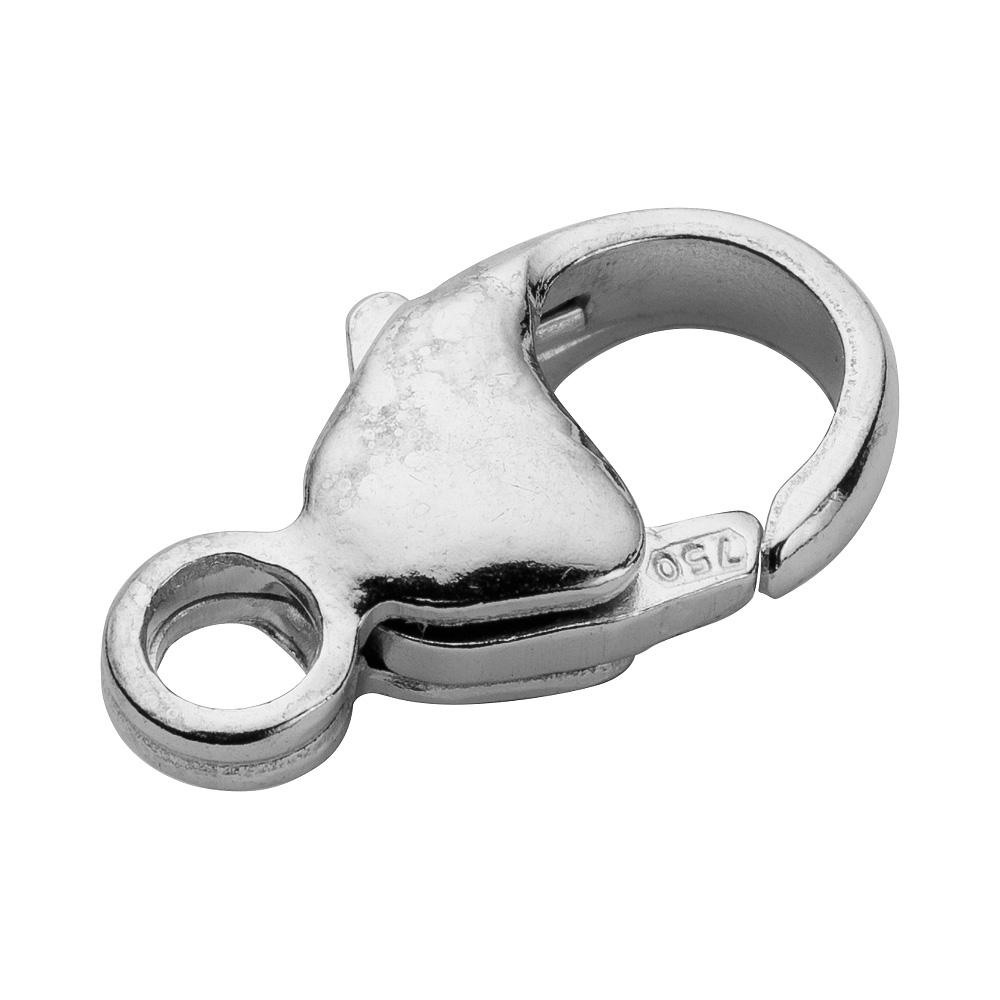 18K VG KARBINHAKE PÄRON 8 MM