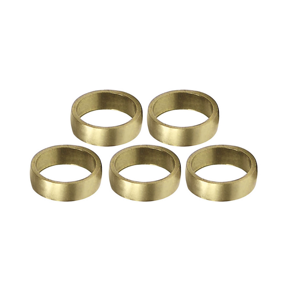 ÖVNINGSRING I MÄSSING, BÖJD, MÄSSINGSRING, 5-PACK, BREDD: 5,6 MM