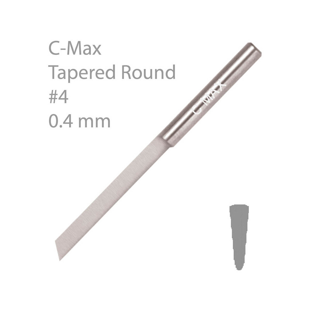 C-MAX® RUND KONAD GRAVYRSTICKEL, #4 Ø 0,4 MM