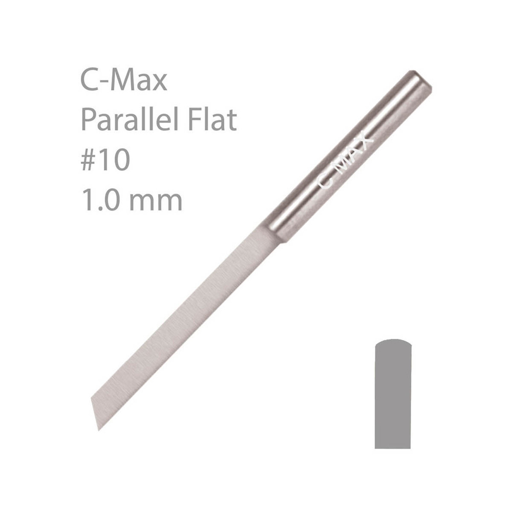 C-MAX® PLAN PARALLELL GRAVYRSTICKEL, 1,0 MM BRED