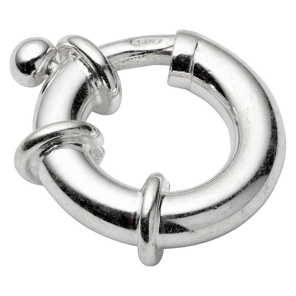 925 SPRINGRING 14 MM KRAFTIG UTAN ÖGLA