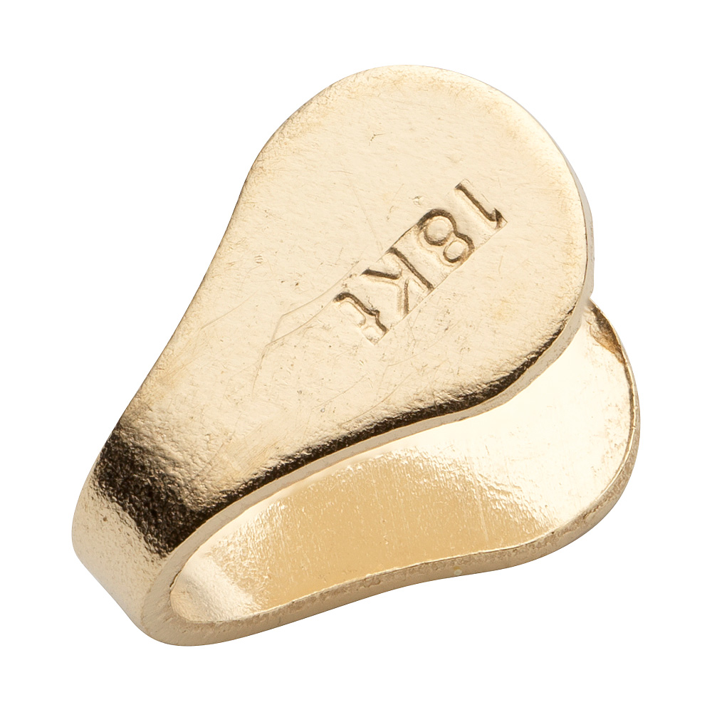 18K FLACK ÄNDÖGLA 4 MM