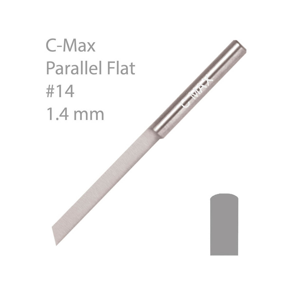 C-MAX® PLAN PARALLELL GRAVYRSTICKEL, 1,4 MM BRED