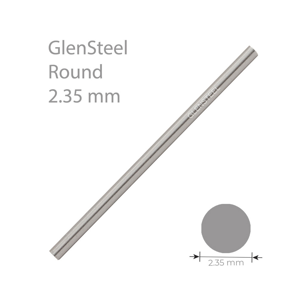 GLENSTEEL® ÄMNEN, RUND, 2,35 MM