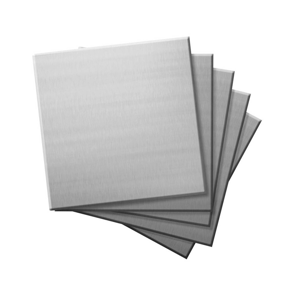 ÖVNINGSPLATTOR 50,8 × 50,8 MM, KOLSTÅL, 5-PACK