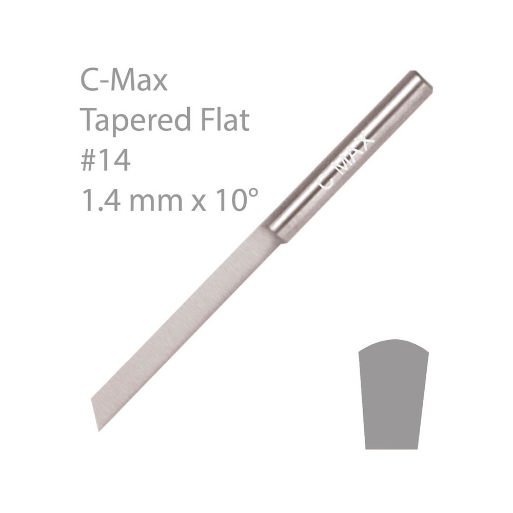 C-MAX® PLAN KONAD GRAVYRSTICKEL, #14, 1,4 MM X 10°