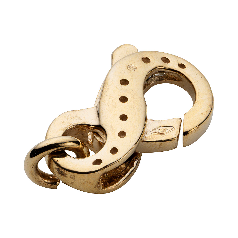 18K VG KARBINHAKE INFINITY FÖRBORRAD 14 MM