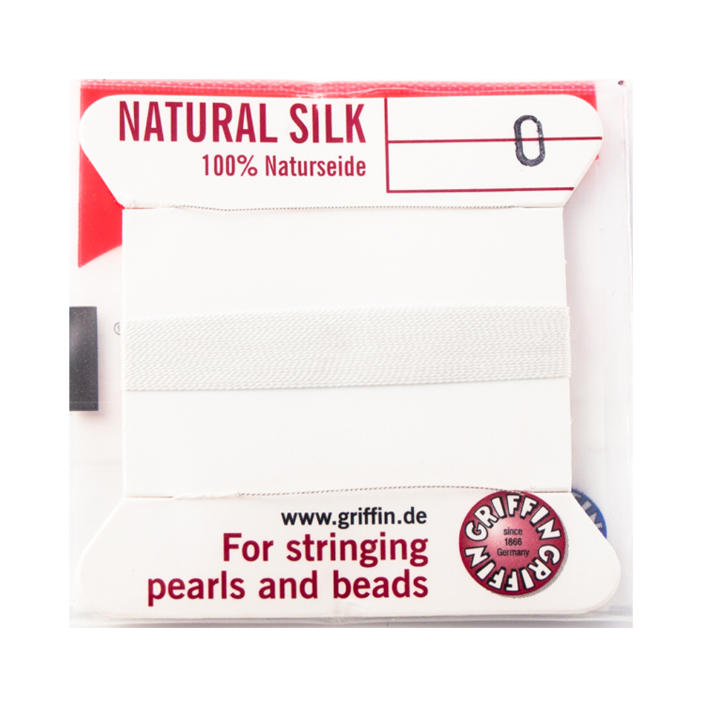 PÄRLSILKE VIT NR 0 (Ø ~ 0,3 MM)
