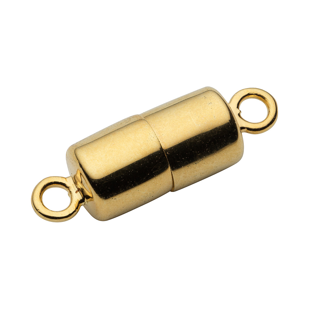 COLLIELÅS MAGNET FÖRGYLLTSILVER CYLINDRISKT 6 X 13 MM